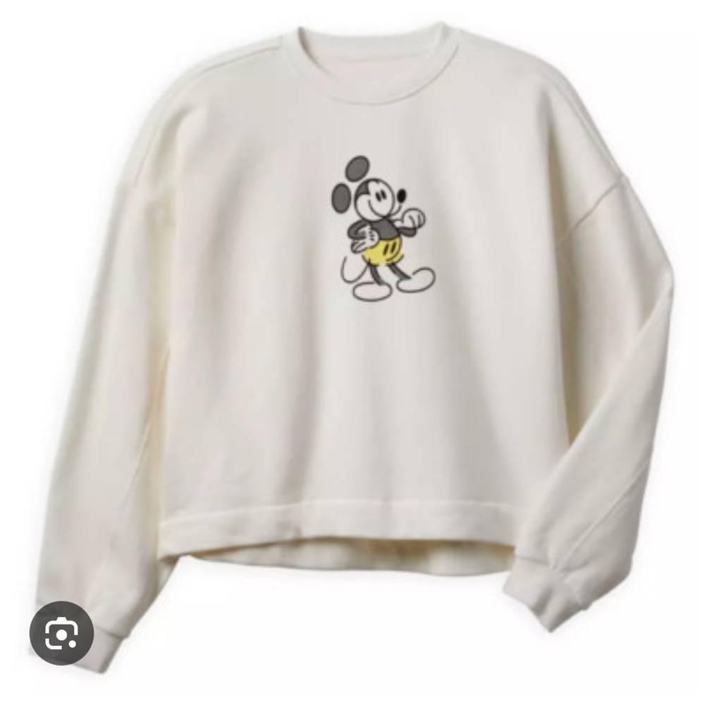 Disney Cream Sweatshirt with Mickey Mouse